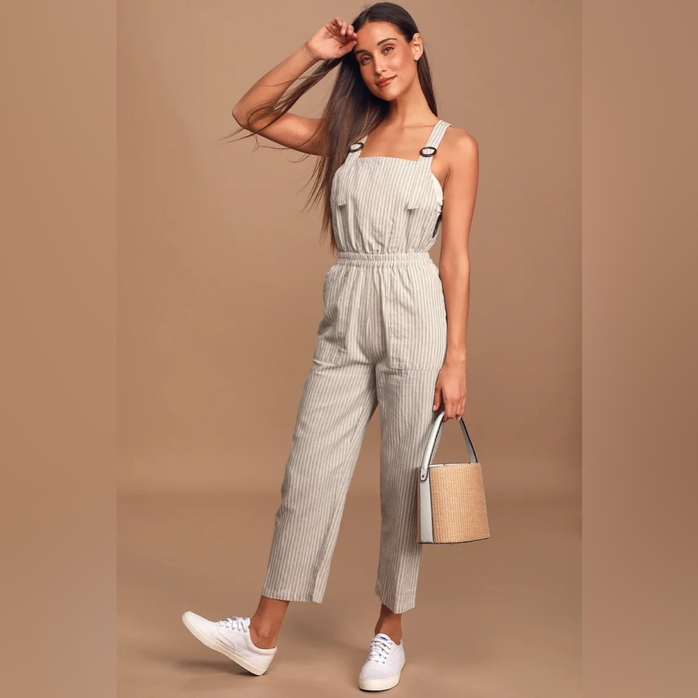 Bishop & Young Striped Jumpsuit